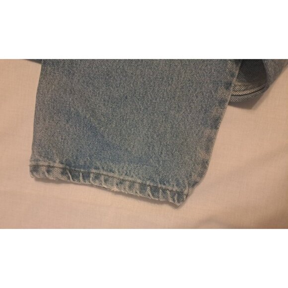 Wrangler Denim Jeans Mens Pale Blue 36 x 30 Regular Fit Cotton 5 Pockets - Picture 2 of 7